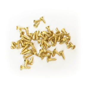 Brass wood screws - Slotted - 2,5x16 mm 