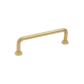 Uchwyt meblowy - Nieobrobiony mosiądz - Model 1353 - cc78 mm