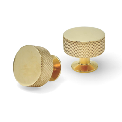 Cabinet knob POLARIS - Brass without lacquer - 29 mm