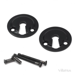 Drrhandtag - Inomhus - Mssing / Bakelit / Svart Mssing - Modell NYHAVN 