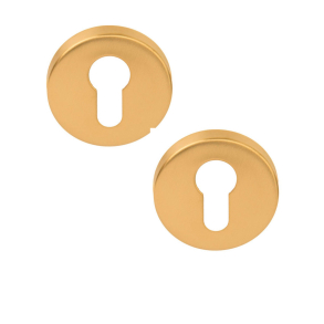 Cylinderring PZ - Satin guld PVD - Model LBY50D - Design by FORMANI