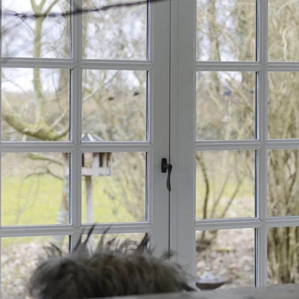 Espagnolette handle, Left, Browned brass, BELLEVUE