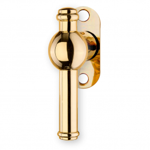 Espagnolette cross handles brass narrow rosette