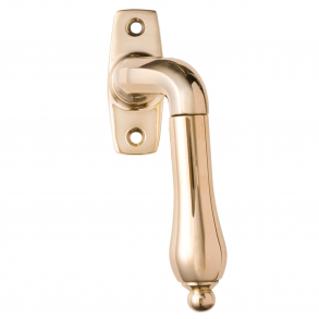 Espagnolette Rechts - Messing - 2683 - Model SNEKKERSTEN