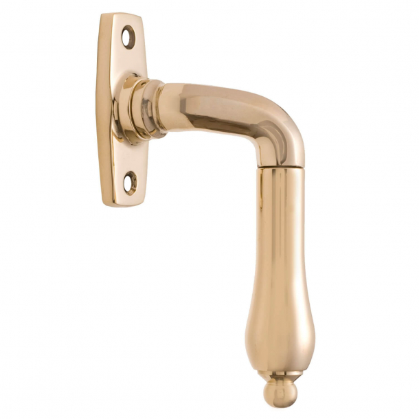 Espagnolette Rechts - Messing - 2683 - Model SNEKKERSTEN