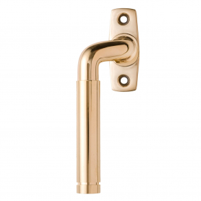 Espagnolette - Links - Messing ohne Lack - Model SKODSBORG