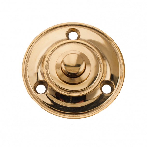 Bell push - Brass without lacquer - Model 2080 - ø51 mm