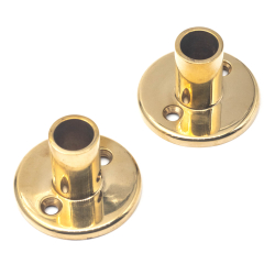 Drrhandtag i tr - Mssing och rkt ek - Rosett med fast hals - Nyckelskylt