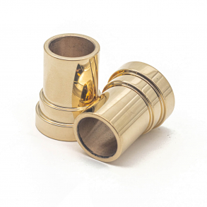 Bushing for wooden handle on backplate - Brass - Model KY-2