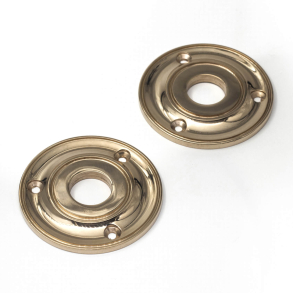 Rosettes - Brass - Wooden Screws - Model 2080 - 15 mm