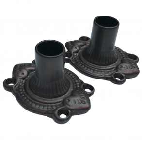 Roset 1670-H - Ornamented - Browned brass