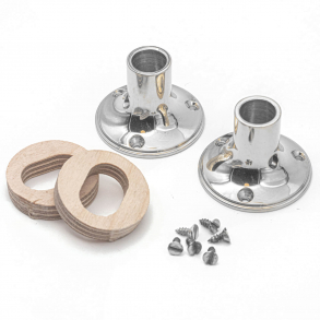 Rosette 1770-H Almue - Nickel - Nya drrar