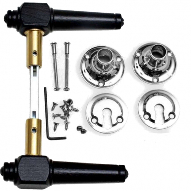 Drrhandtag - Tr - Inomhus - Frkromad / svart tr (205244-A)