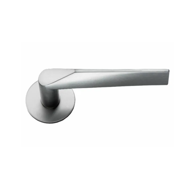 RANDI door handle - Kom - Design C. F. Mller - Stainless steel - cc38 mm