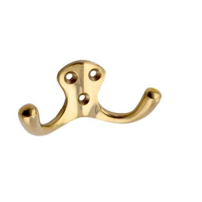 Wieszak - Polerowany nielakierowany mosiądz - Model 83