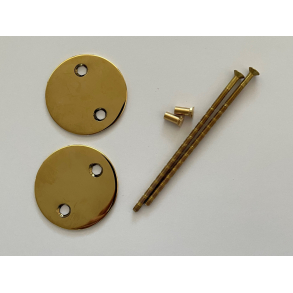 Zaślepka z ukrytymi śrubami - Mosiądz - ASSA - cc30mm