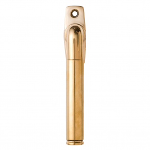 Espagnolette - Gerade - Messing ohne Lack - Modell SKODSBORG