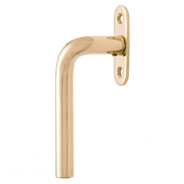 Espagnolette handle- Left - Brass - 15 mm - Model 17361