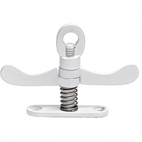 Vrider - Dobbelt - Delbar - Rund fod - Hvid - Model 5063