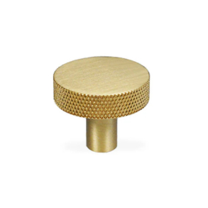 Mbelknop - Brstet messing med lak - sterbro