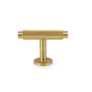 Mbelknop - Brstet messing uden lak - Nrrebro