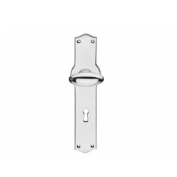 Klamka - Nikiel - BLENHEIM w tym. p&#322;yta tylna / dziurka od klucza