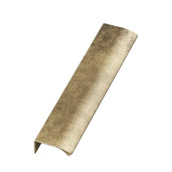 Furnipart Cabinet Handle - Antique brass - Model EDGE STRAIGHT -100 mm