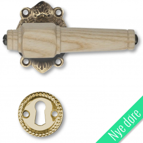 Drrhandtag - Tr - Inomhus - Almue mssing och asktr, Nyckelskylt utan flik - Nya drrar