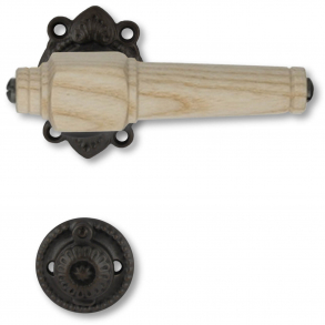 Drrhandtag - Tr - Inomhus - Oxiderad mssing och asktr