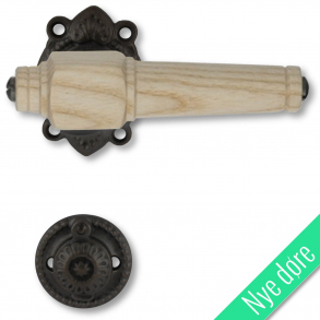 Drrhandtag - Tr - Inomhus - Oxiderad mssing och asktr - Nya drrar