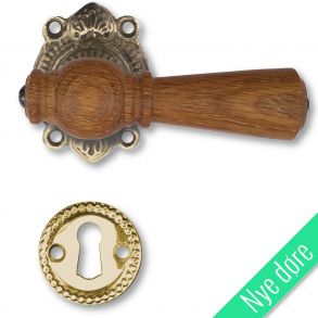 STERBRO - Almue, Messing, Egetr, Ngleskilte uden klap- Nye Dre