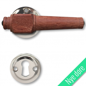 Drrhandtag - Tr - Inomhus - Blank nickel och lvtrdtr (21040104)