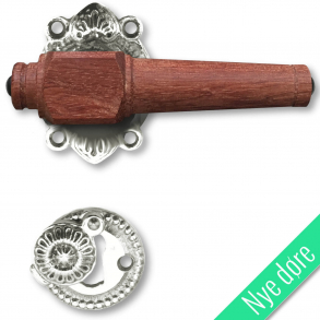 Drrhandtag - Tr - Inomhus - Antik nickel och rosentr (21040102-A)