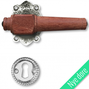 Drrhandtag - Tr - Inomhus - SVANEMLLEN - Frnicklad mssing och rosentrtr - Nya drrar