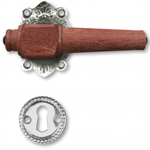 Drrhandtag - Tr - Inomhus - SVANEMLLEN - Frnicklad mssing och rosentrtr