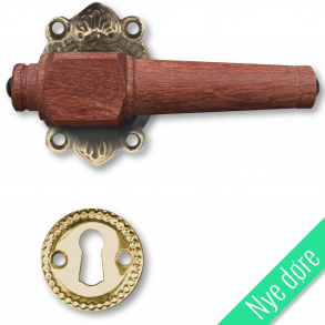 Drrhandtag - Tr - Inomhus - Antik mssing och lvtr, nyckelskylt utan flik - Nya drrar