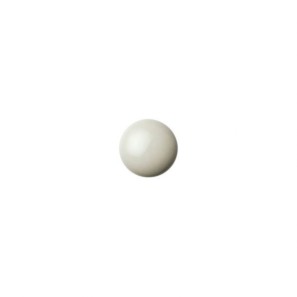  Cabinet knob or hook - Anne Black Porcelain - 30 x 30 mm - Sage - Model PLAIN