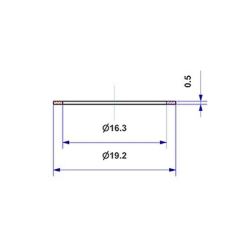 Kunststoffring - Nylon - 16 mm