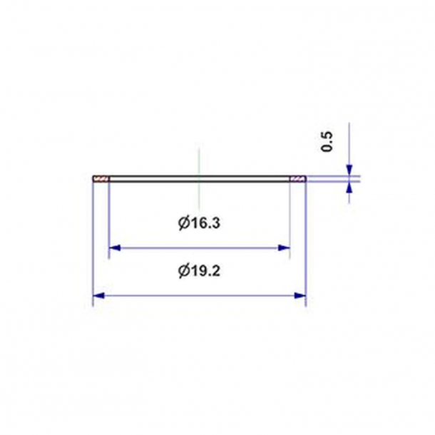 Kunststoffring - Nylon - 16 mm