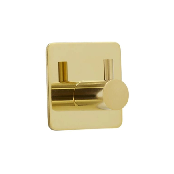 Bracket Design - Bathroom Hook - Polished Brass - Model Base 220