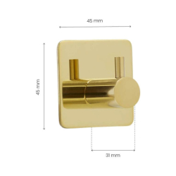 Badrumskrok - Beslag Design - Rostfritt stl - Modell Base 220