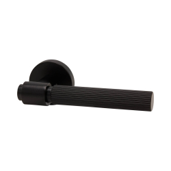 Bracket Design Door handle - Black - Model HELIX 200 STRIPE