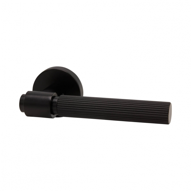 Bracket Design Door handle - Black - Model HELIX 200 STRIPE