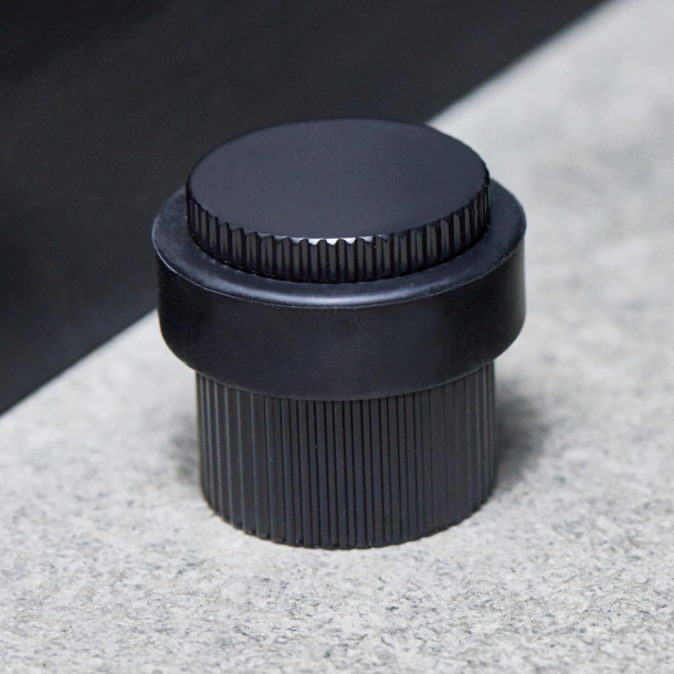 Beslag Design Door stopper - Black - Model Helix Stripe
