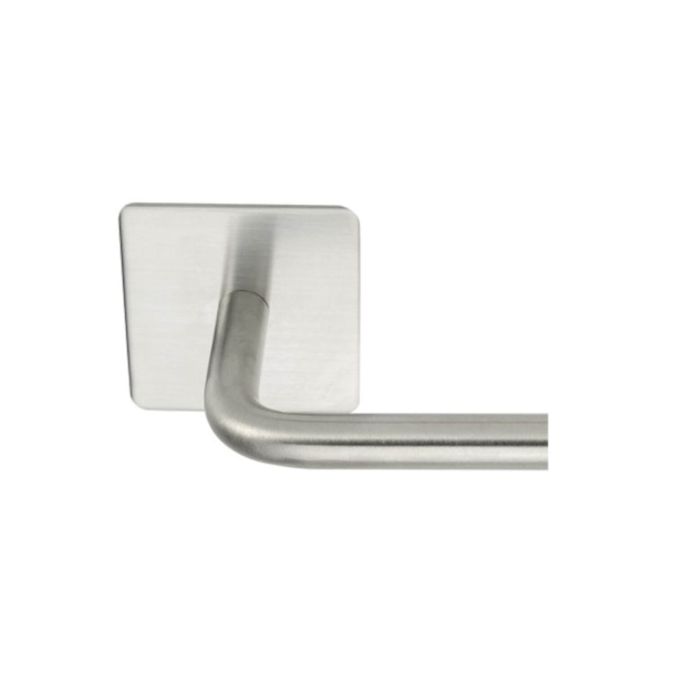 Beslag Design Towel rail - Brushed steel - Model Base 200
