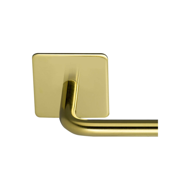 Beslag Design Towel rail - Polished brass - Model Base 200