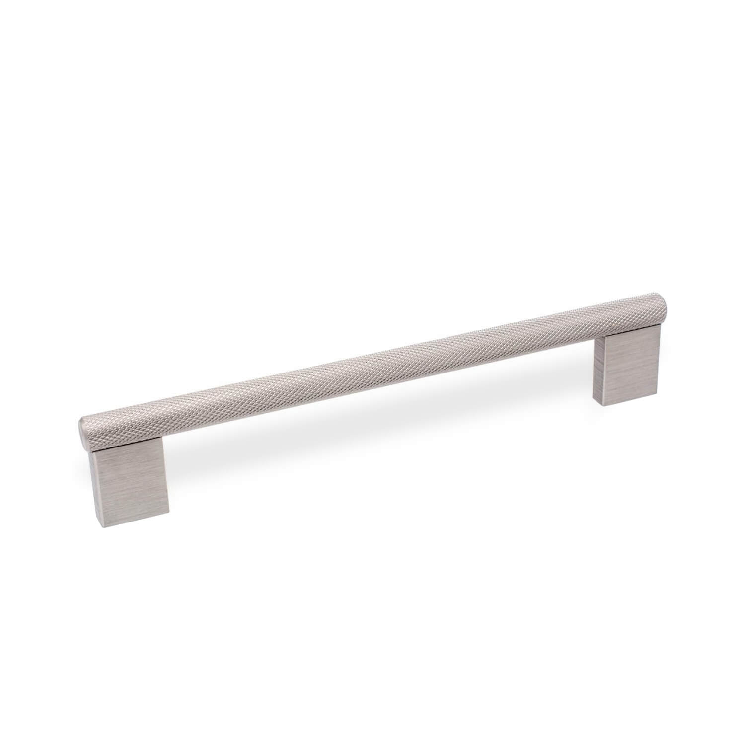 Furniture Handle - Brushed steel - Model GRAF MINI - cc160 mm - Cabinet  handle GRAF - Brass / Black / Steel (160/192/320mm) - VillaHus