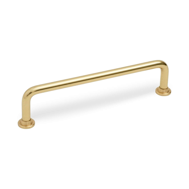 Furniture Handle - Lacquered Brass - Model 1353 - cc128 mm