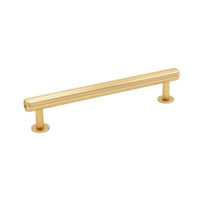 Cabinet Handle - Brushed brass - Model Rille - 190 mm