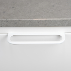 Cabinet Handle - Matt white - Model Rim - 120 mm